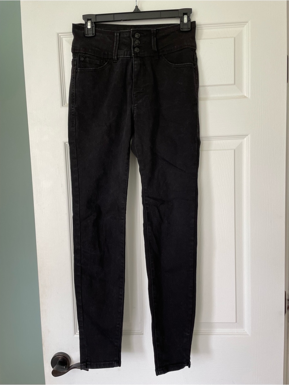 High-Rise Black Skinny Women's Jeans